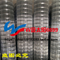 Galvanized welded wire mesh roof ground anti-cracking net color steel construction net 0 9 wire 6 * 6cm hole 1*48 meters