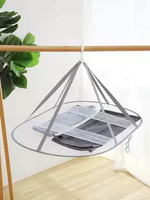 Clothes basket household double-layer clothes net drying net drying net bag drying artifact anti-deformation flat drying socks mesh surface
