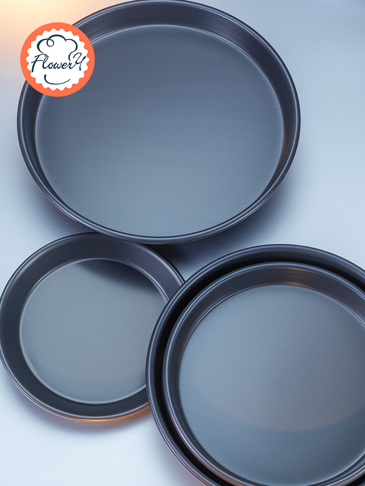 Sunny pizza tray 9 inch home baking mold deepened pizza tray set Pizza baking tray shallow oven