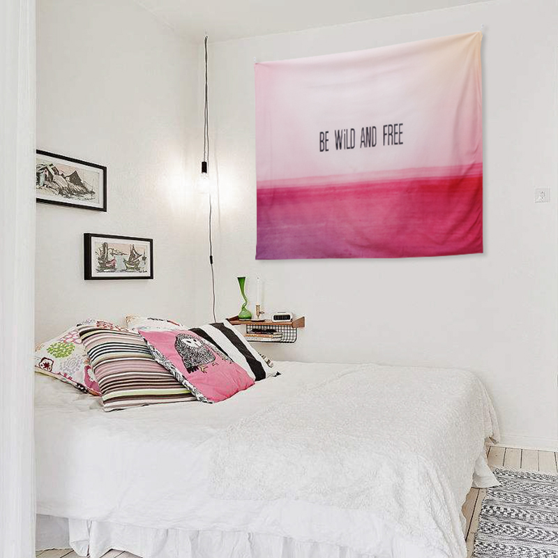 Hồng net đỏ Bắc Âu nền vải ins treo unicorn flamingo dream catcher tấm thảm tường bao gồm vải thảm tường