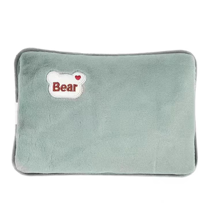 Charging hot water bag explosion-proof electric warm water bag girls are warmed with baby warmers portable plush hot water bag-Taobao