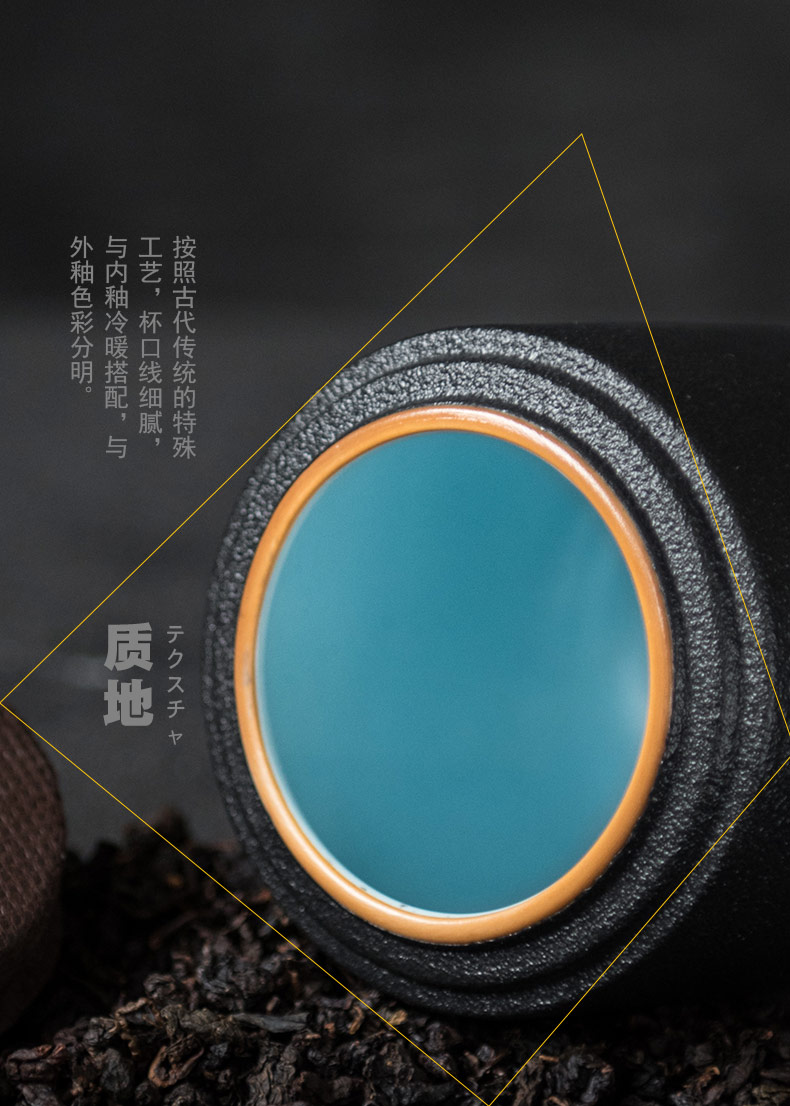 Small portable travel tea set tea service suit crack cup is suing pot of tea tourism two glasses of three ceramic a pot of tea