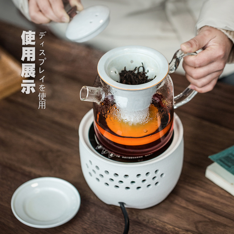 British glass household automatically steamed tea of the boiled tea, the electric TaoLu tea steaming hot black tea pot large capacity
