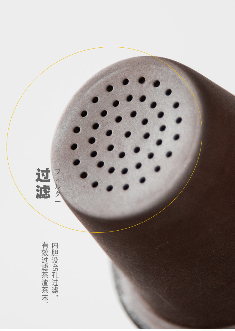British spray kung fu tea cup suit portable travel ceramic filter tea cup of thick now pot two cup
