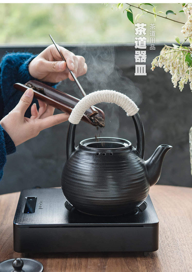 British ceramic kettle household electrical TaoLu restoring ancient ways suit boiled tea, tea boiling kettle Japanese tea stove