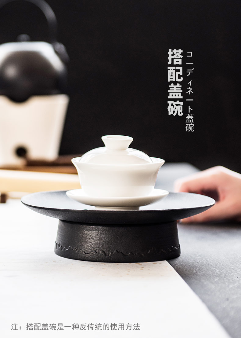 British tea pot bearing are it coarse pottery tea ceramic water as kung fu tea tray lid bowl