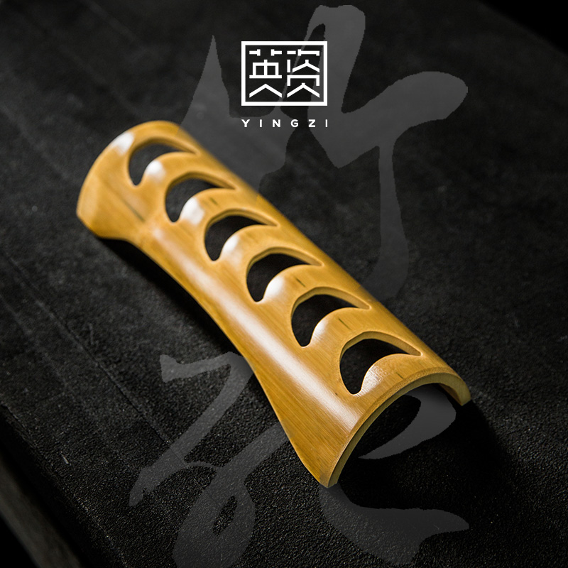 Receive the sample tea cup beverage holder bamboo creative furnishing articles checking bamboo rack cups drop kung fu tea tea accessories