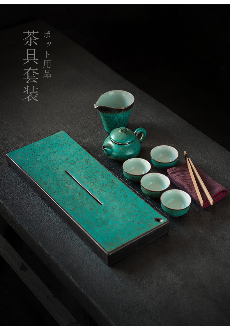 Kung fu tea set tea service of tea of a complete set of restoring ancient ways is the ceramic teapot home tea dry tea set tea sea suits for