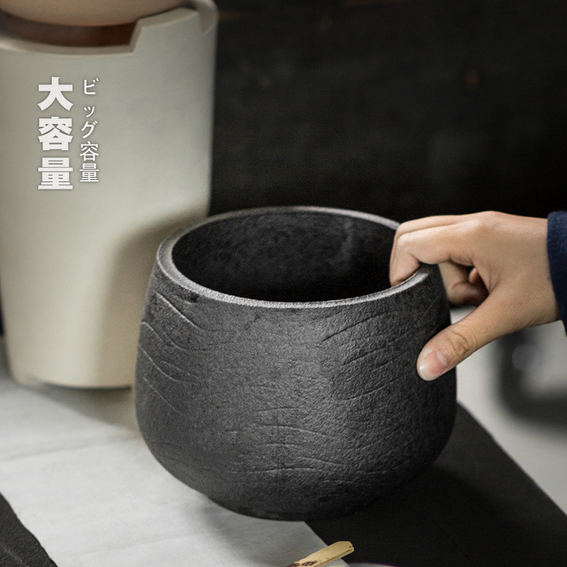 Wash water jet coarse pottery bowl shape building ceramic tea zen tea tea - leaf in hot cylinder barrels of kung fu tea tea accessories