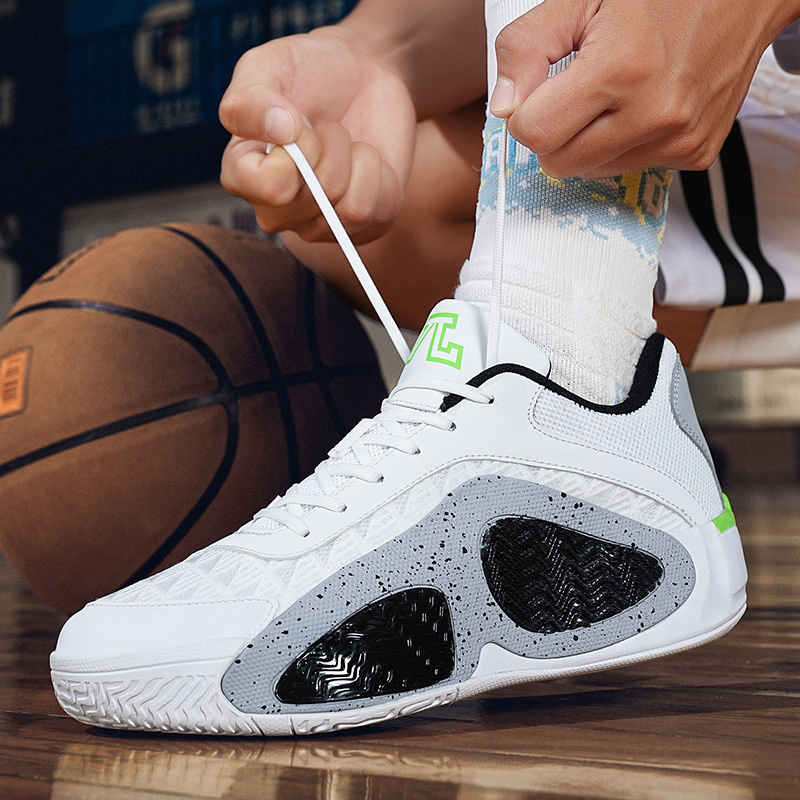 Tatum Second Generation Black and White Basketball Shoes Pink Women's Sneakers Men's Sports Shoes Student Casual Shoes for Outside the Court
