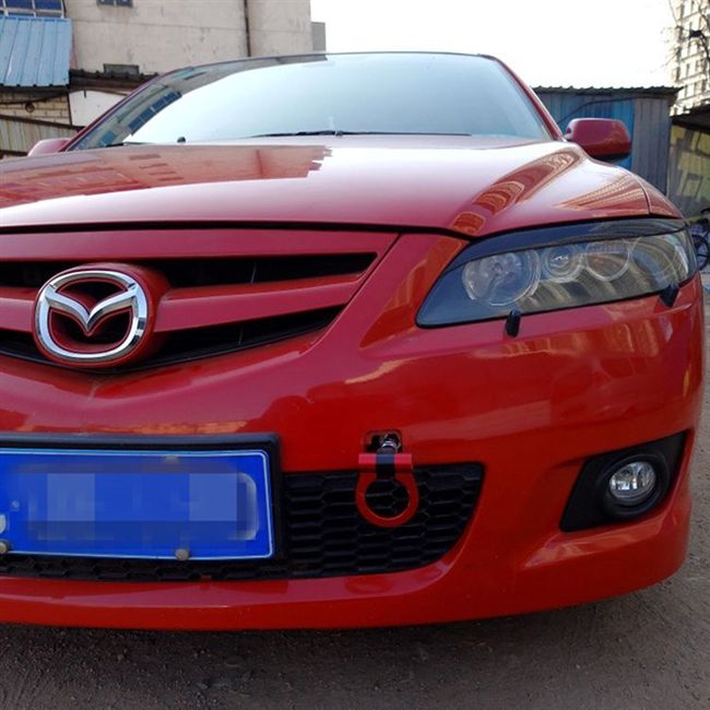 Xe sửa đổi móc treo phía trước và thanh phía sau phổ quát dây đeo vòng trang trí Kéo dây kéo móc kéo che nắp chống va chạm