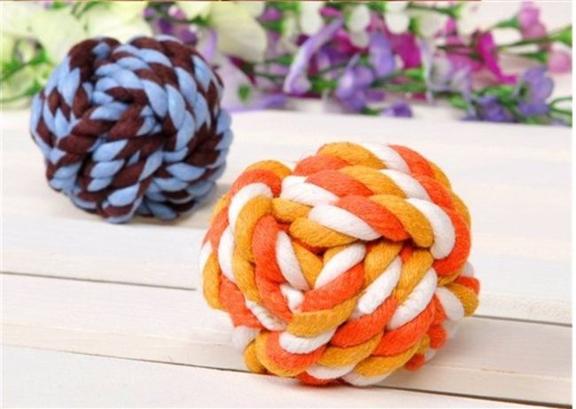 Chó đồ chơi taidijinmaosamo mol cắn cắn dây thừng chó bóng mèo đồ chơi con chó con vật nuôi - Mèo / Chó Đồ chơi đồ chơi cho chó con ngứa răng