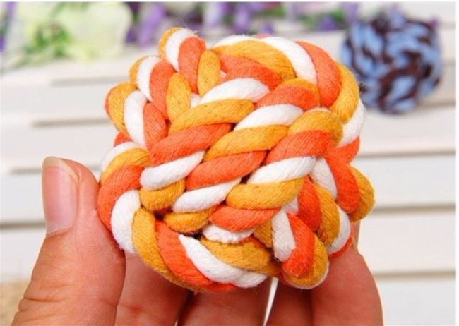 Chó đồ chơi taidijinmaosamo mol cắn cắn dây thừng chó bóng mèo đồ chơi con chó con vật nuôi - Mèo / Chó Đồ chơi đồ chơi cho chó con ngứa răng