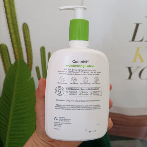 Cetaphil, увлажняющее молочко для тела для выпрямления волос, питательный лосьон, 591 мл