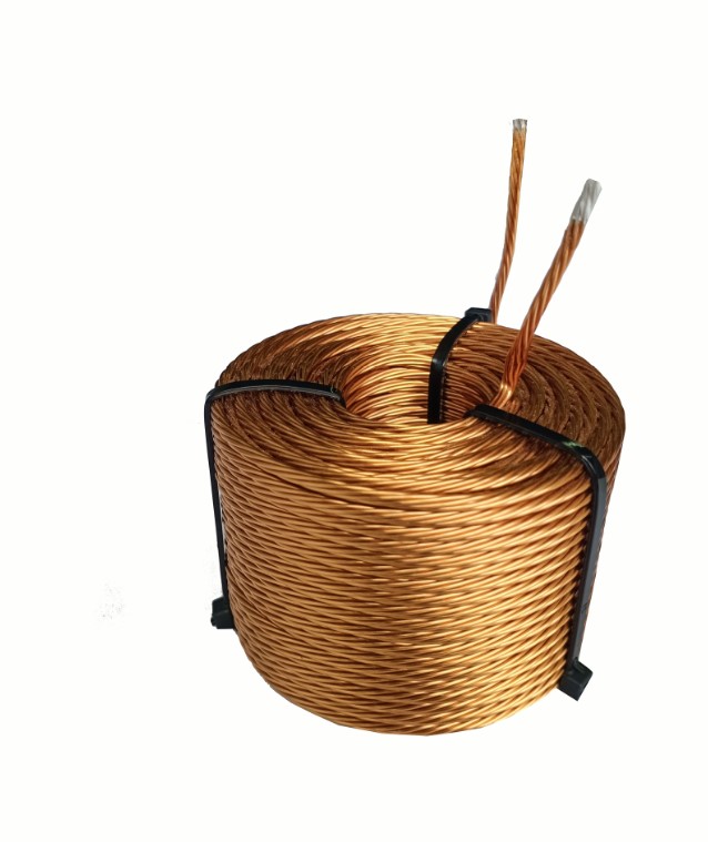 0 7mm*7 more wires hollow inductance divider 5N oxygen-free copper UEW U air core inductor customized