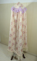 Hanging Machine cover Chinese satin lace custom style purple cloakroom wardrobe wardrobe dust cover coat suit suit cover