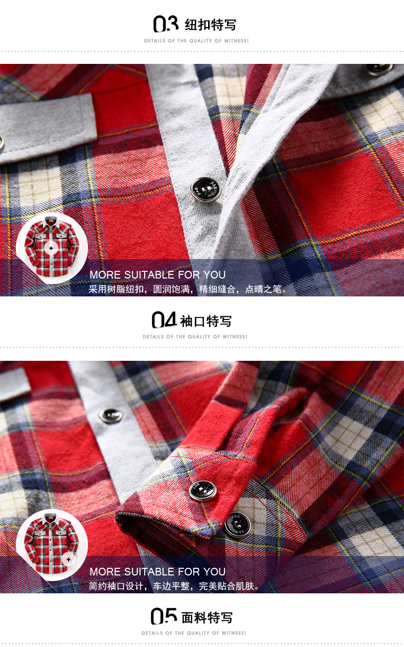 Chemise garcon à manche longue - Ref 2076812 Image 25