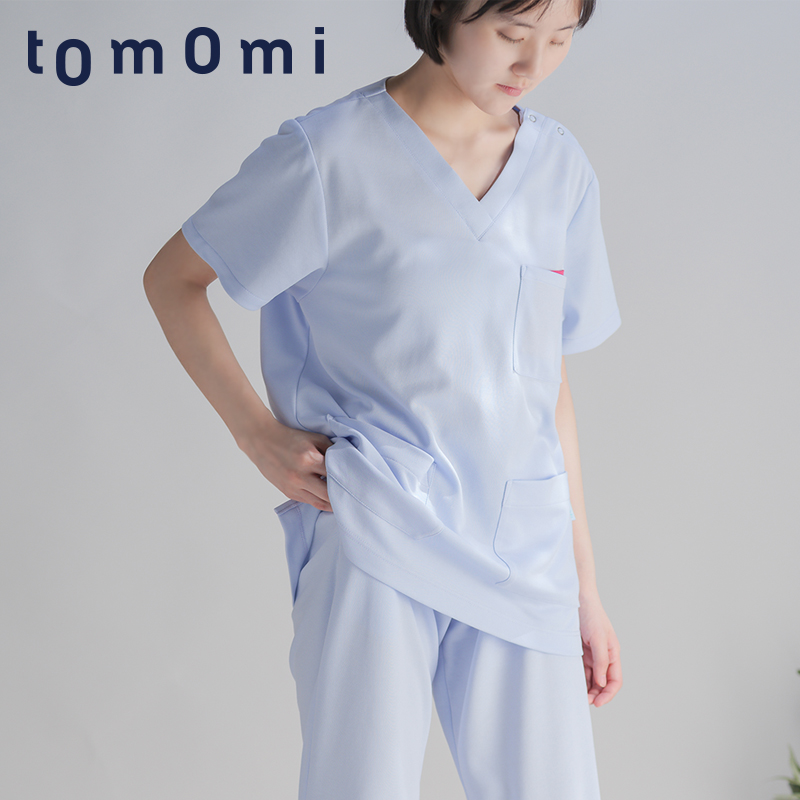 Chengda Zhimei short-sleeved summer brush hand clothing Nurse clothing Knitted elastic breathable half-sleeve men's and women's doctor clothing hand washing clothing