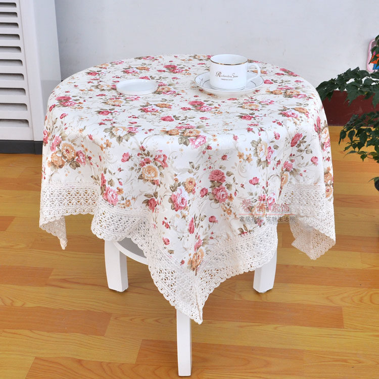 Cloth art table cloth tea table cloth anti-dirty and anti-dust rectangular round home table cloth electrical cover cloth cover towel multipurpose towel-Taobao