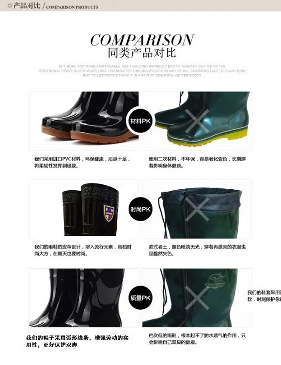 Chaussures - bottes caoutchouc homme pour hiver - semelle tendon - Ref 965130 Image 34