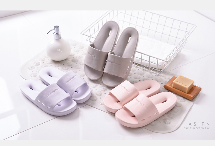 Dép nữ mùa hè nhà tắm phòng tắm vòi sen bị rò rỉ nam trong nhà chống trượt mềm mại đôi đáy dép - Trang chủ dép vệ sinh