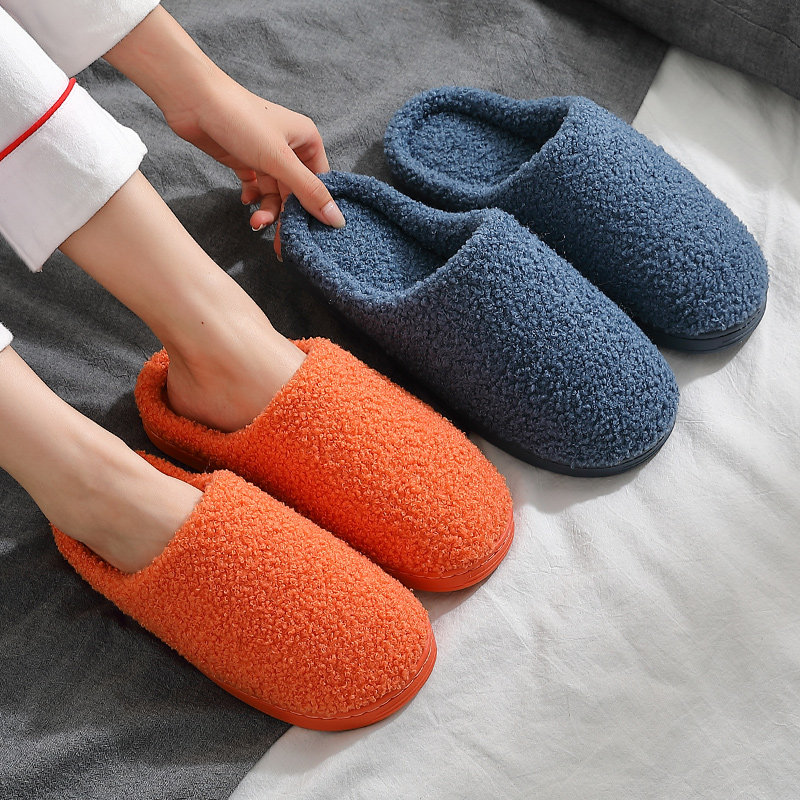 安尚芬 泰迪绒 保暖棉拖鞋 天猫优惠券折后￥7.9包邮（￥9.9-2）男、女多色可选