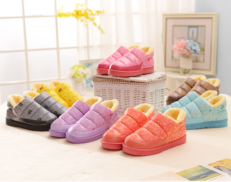 Pantoufles enfants en suède pour hiver - semelle autre - Ref 1005575 Image 10