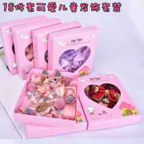 Girl headdress cute Korean hairclip Princess Joker childrens hair accessories tide gift box baby clip Korean suit
