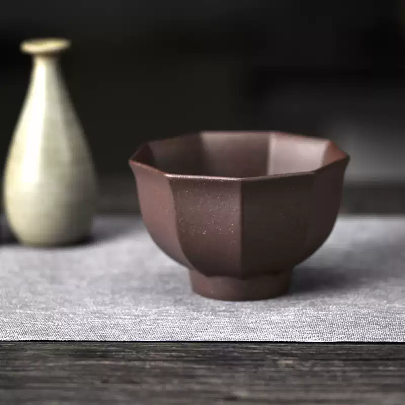 宜兴紫砂品茗杯纯全手工主人杯功夫小茶杯单杯高档