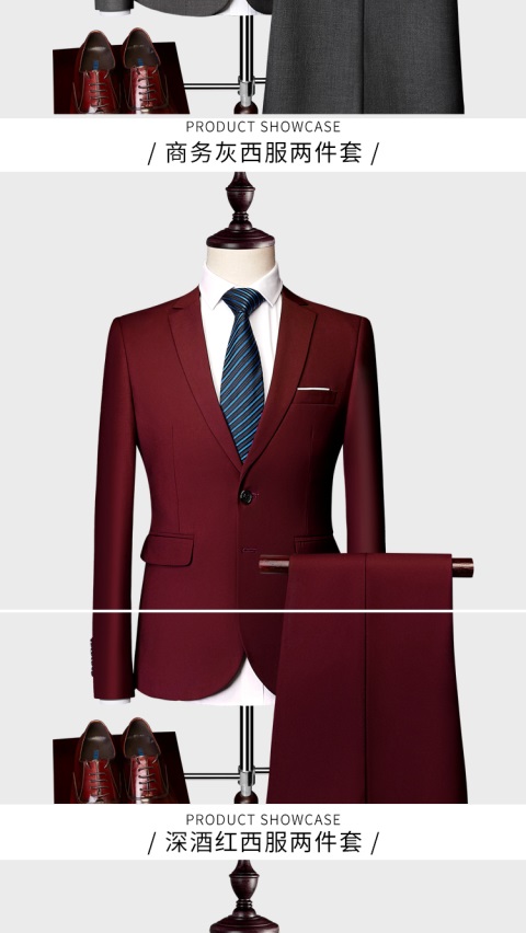 Xu hướng Fat Fat Plus Kích thước cực lớn Phù hợp với Fat Man Váy cưới cho nam 5XL Dress Up Groom Group Suit áo vest nam