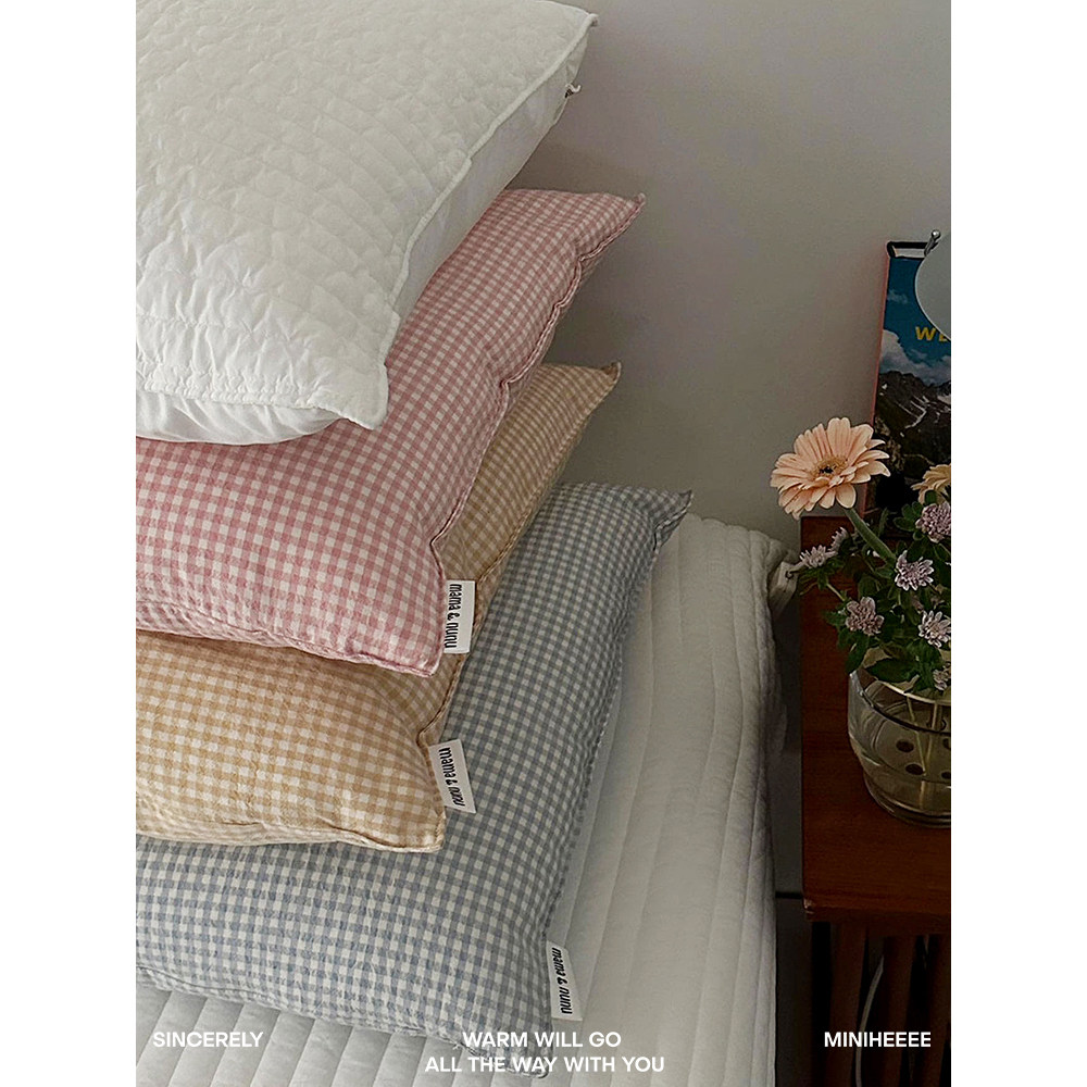 miniheeee корейский оригинал сладкое модальное клетчатое летнее одеяло для кондиционера весна-осень