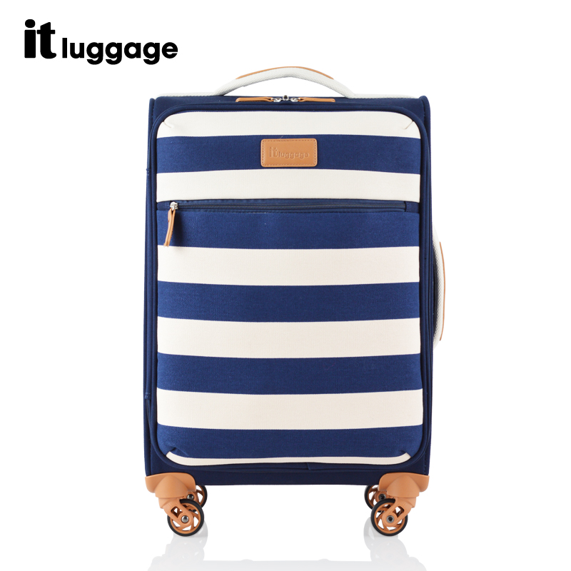 it striped luggage