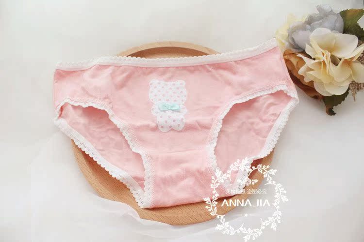 Hàn Quốc Candy Color Cartoon Quần lót nữ 5 hộp quà Cat Butterfly Fresh White Powder Mix Summer quần lót nam thun lạnh
