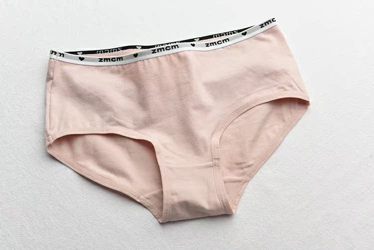 Đơn giản và nhỏ đồ lót của phụ nữ tươi Màu sọc đơn giản Quần lót cotton thể thao phong cách châu Âu và Mỹ Hộp quà tặng quần lót đùi nam