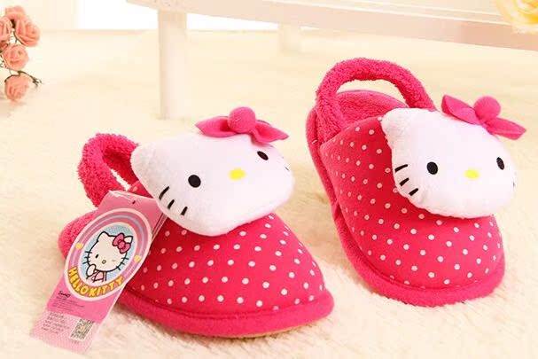Chaussons enfants en suède HELLOKITTY - Ref 1015552 Image 12