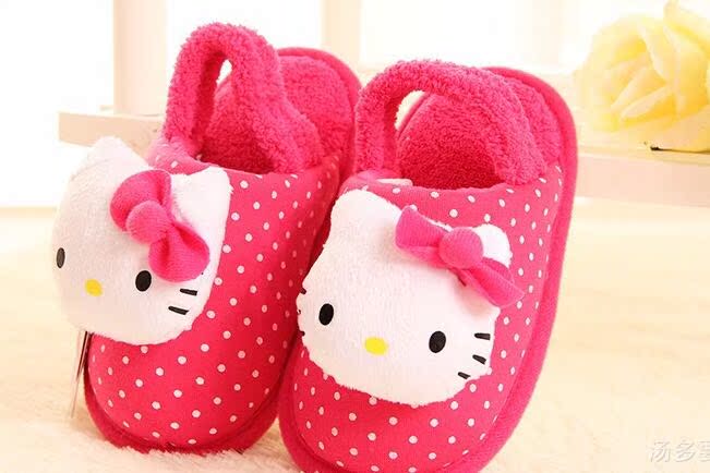 Chaussons enfants en suède HELLOKITTY - Ref 1015552 Image 9