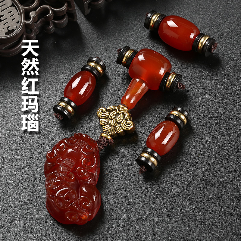 Little Diamond Star Moon Bodhi Accessories Four Piece Set White Jade Bodhi Root Set Buddha Zhuwen Play 108 Accessories Men and Women