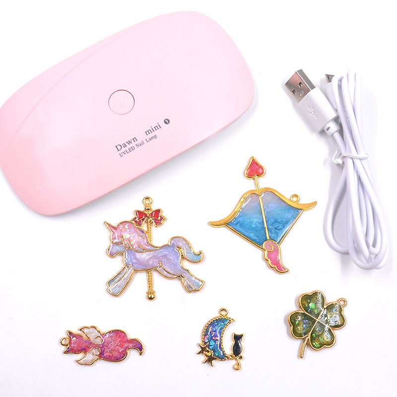 uv drop glue curing lamp LED light heat-shrink sheet styled ultraviolet lamp meallight therapy machine handmade digy aids