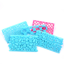 Ryge leaf cube hollow embossing mold soft clay embossed printing abrasive baking material accessories