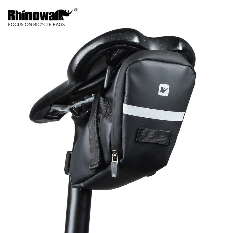 Rhinoceros self-propelled rear bag Saddle Bag Waterproof Small Light Mountaineering Car Rear Bag Road Car Tool Bag Bike Gear