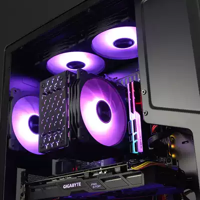 Qiao Sibo FR501RGBplus computer main case cooling solar eclipse fan 12cm ultra quiet wind desktop computer