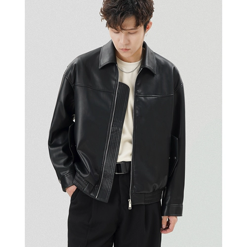 Полиуретановая осенняя ретро короткая куртка для отдыха, коллекция 2023