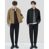 Мужская демисезонная осенняя японская весенняя короткая куртка с молнией для отдыха, облегающий крой