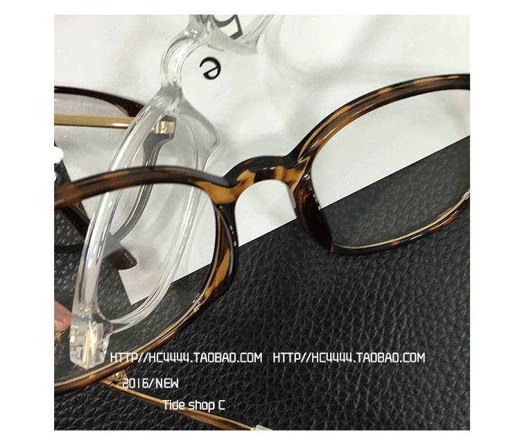 Phiên bản Hàn Quốc của kính gọng tròn thủy triều retro khung nữ lớn khung hình nam phẳng kính mắt quang nhãn