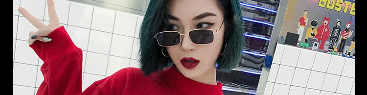 Phiên bản tiếng Hàn của kính rung màu đỏ hồng trong suốt nữ kính râm mặt tròn retro Màu sắc tròn hip hop kính râm nam