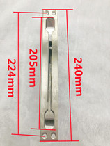 Control pin in stainless steel panel of security door open door Ming and dark invisible pin sky zone hooked door lock