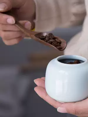 Miyake family black walnut whole wood tea spoon Japanese simple solid wood coffee spoon Japanese tea spoon Tea ceremony accessories