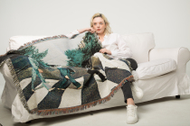 Beatles Rock Beatles Beatles Crossing Art Tapestry Decoration Casual Blanket Sofa Cover