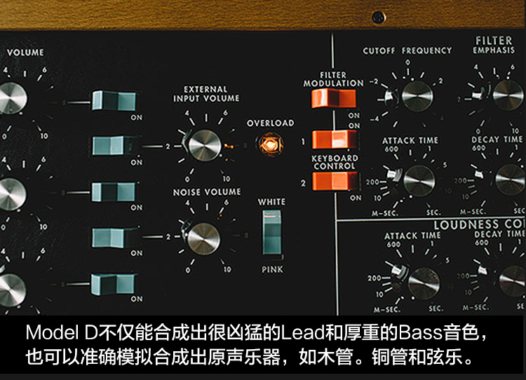 [Xinpu Electroacophone] Bộ tổng hợp tương tự chuyên nghiệp MOOG minimoog Model D - Bộ tổng hợp điện tử đàn piano điện tử