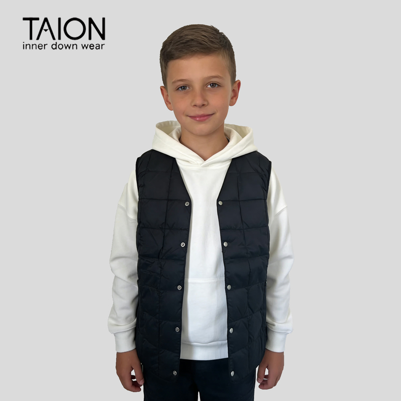 Taion Kidsren's down Vest Winter Warm Vest Taion-Y001